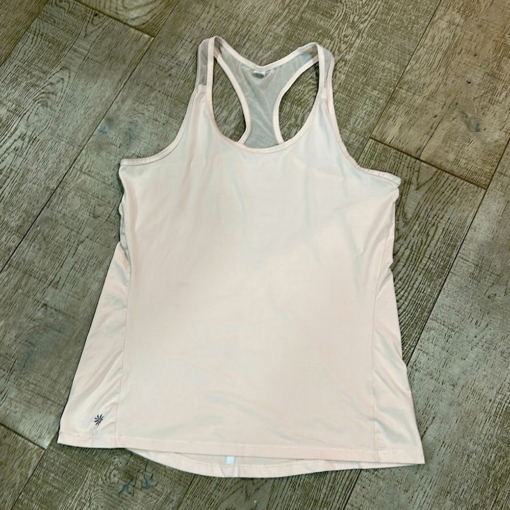 Athleta light pink racerback tank small
EUC